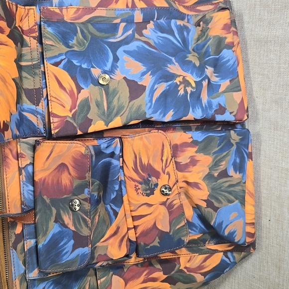 Patricia Nash Sorlana Floral Nylon Leather Tote Bag - Picture 8 of 16